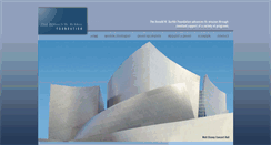 Desktop Screenshot of burklefoundation.com